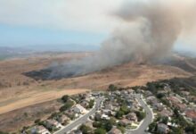 Brush fire at Camp Pendleton triggers Oceanside evacuations