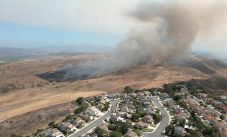 Brush fire at Camp Pendleton triggers Oceanside evacuations