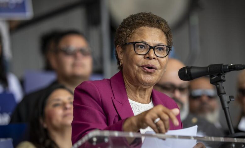 Bass returns to Boyle Heights, voters recall Palisades