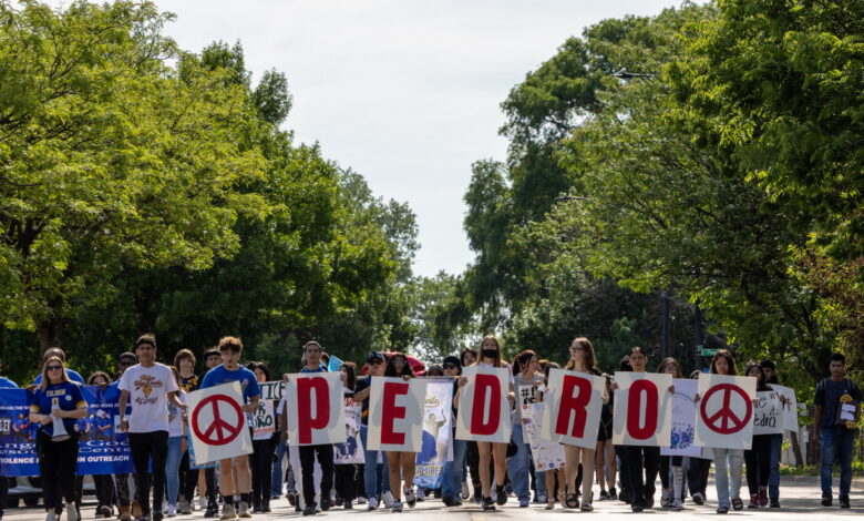 Peace walk honors murdered Tilden student Pedro Ramirez