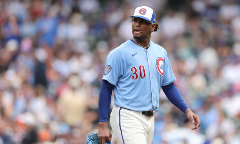Cabrera gets rocked as Cubs surrender eight-run lead