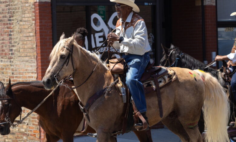 Chicago’s Black cowboys ride through South Side for Juneteenth