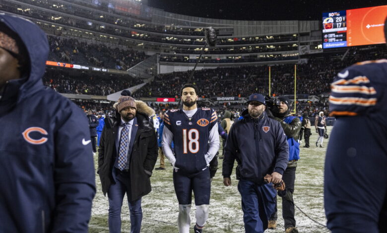 Caleb Williams shrugs at where Bears play next Caleb Williams shrugs at where Bears play next