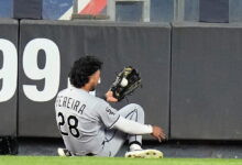 White Sox sidelined Pereira after wall crash concussion