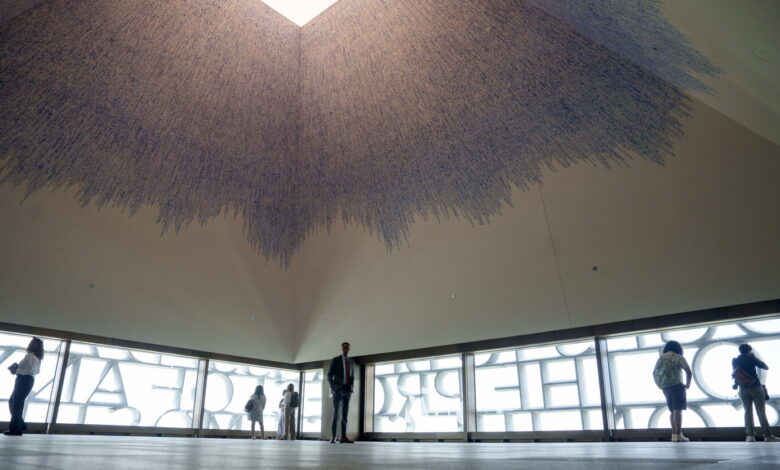 Obama Presidential Center’s Skyroom glows with Selma words Obama Presidential Center’s Skyroom glows with Selma words