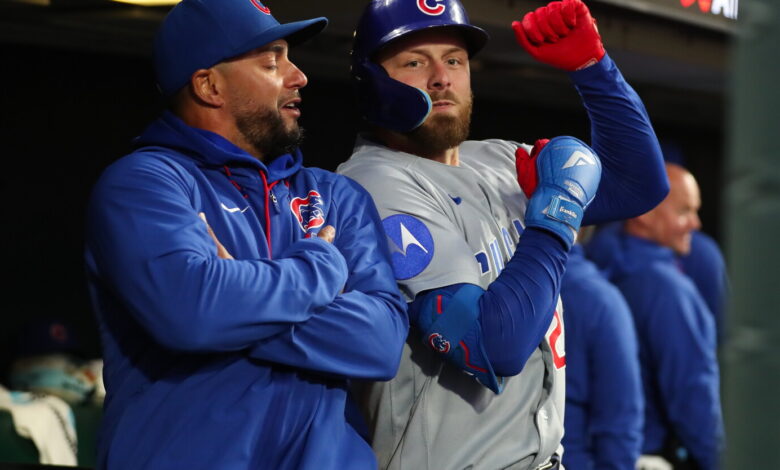 Busch splashes home run as Cubs beat Giants Busch splashes home run as Cubs beat Giants