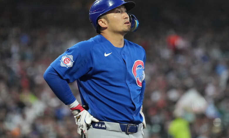 Cubs sit Seiya Suzuki Sunday after knee scare