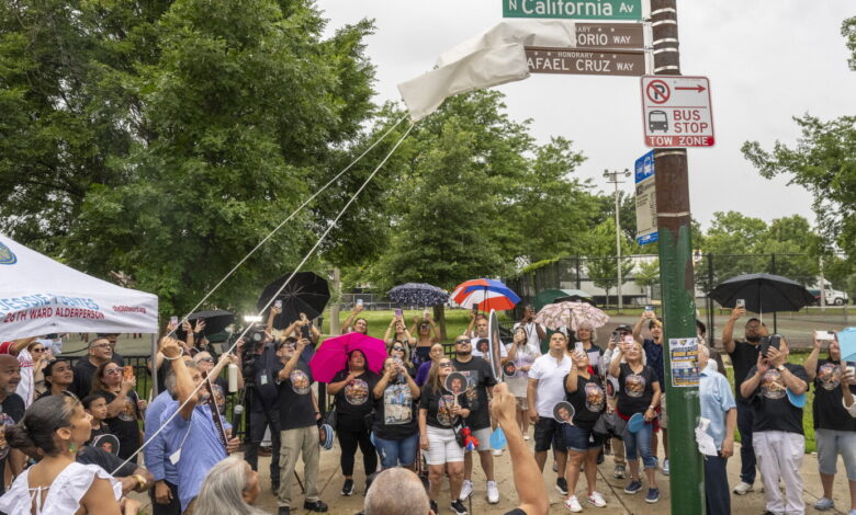 Honorary signs in Humboldt Park keep 1977 deaths visible Honorary signs in Humboldt Park keep 1977 deaths visible