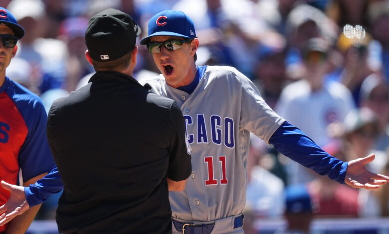Umpires’ double-call ejected Cubs manager Craig Counsell Umpires’ double-call ejected Cubs manager Craig Counsell
