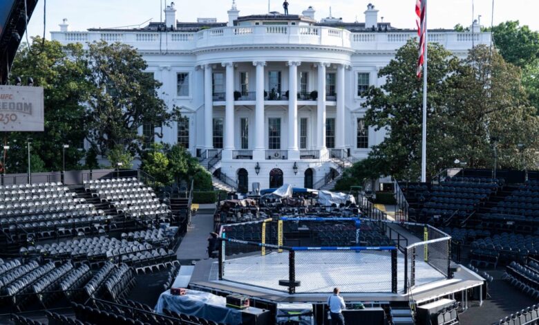 Trump turns 80 on White House lawn for UFC Trump turns 80 on White House lawn for UFC