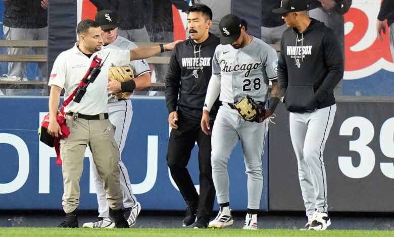 White Sox outfielder Everson Pereira says he won’t think twice about running into walls