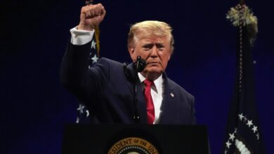 Trump’s July Fourth Speech Turns History Into His Campaign Trump’s July Fourth Speech Turns History Into His Campaign
