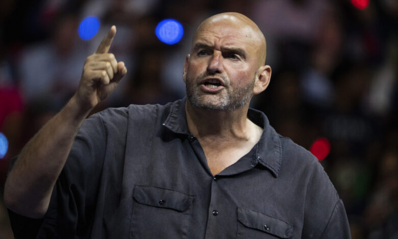 Fetterman Hits Back After Progressive Senate Candidate Threatens to Put An ‘Ogre on a Pike’