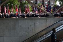 Patriot Front marches through D.C. as officials weigh free speech