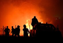 Smoke and flames spread as Portugal and Greece burn