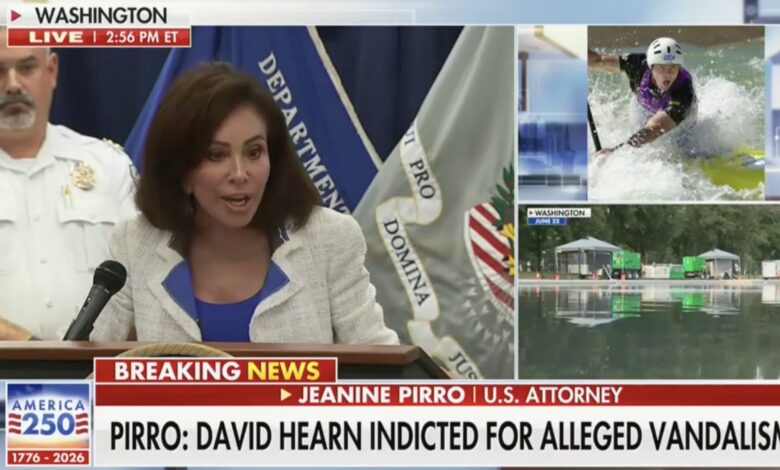 Pirro Indicts David Hearn Over Reflecting Pool Vandalism
