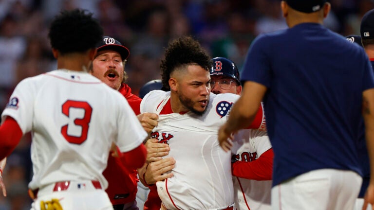 Red Sox and Nationals brawl after Contreras charge