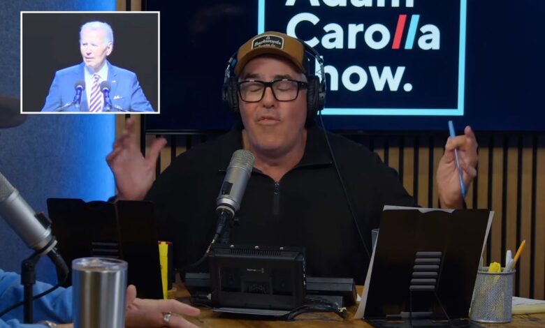Carolla attacks Biden over Reflecting Pool complaints Carolla attacks Biden over Reflecting Pool complaints