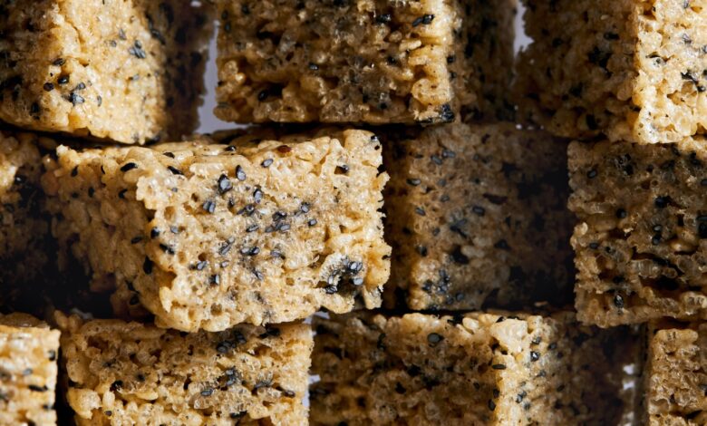 Kat Lieu uses black sesame and miso for an Asian spin on Rice Krispie Treats – WTOP News