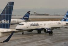 Hundreds of delays, dozens of cancellations at Logan amid heavy rain