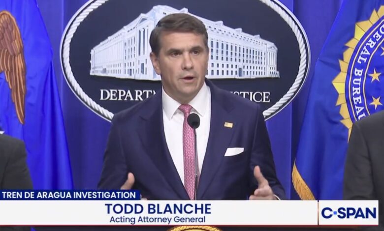 Acting AG Todd Blanche Names DOJ, DHS Moves After Ruling Acting AG Todd Blanche Names DOJ, DHS Moves After Ruling