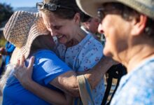 ‘To cover hate with more love’: Burned Pasadena temple’s mural restored after more antisemitic vandalism