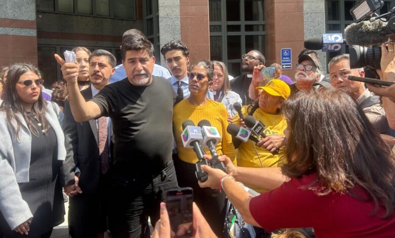 A year after California labor leader arrested at immigration protest, feds move to drop case