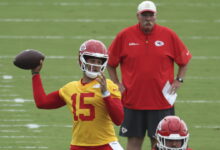 Andy Reid on Patrick Mahomes: You see the strength in his legs, which is important
