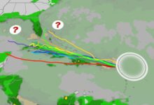 Remnants of TS Dolly to bring drought relief, then find new life?