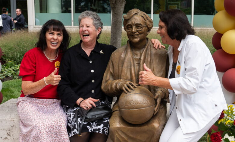 Loyola unveils statue of Sister Jean: ‘A tremendous tribute to her life’