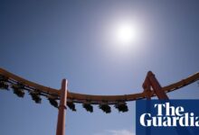 Rollercoaster at LA’s Six Flags shut after two riders suffered brain injuries, inquiry finds
