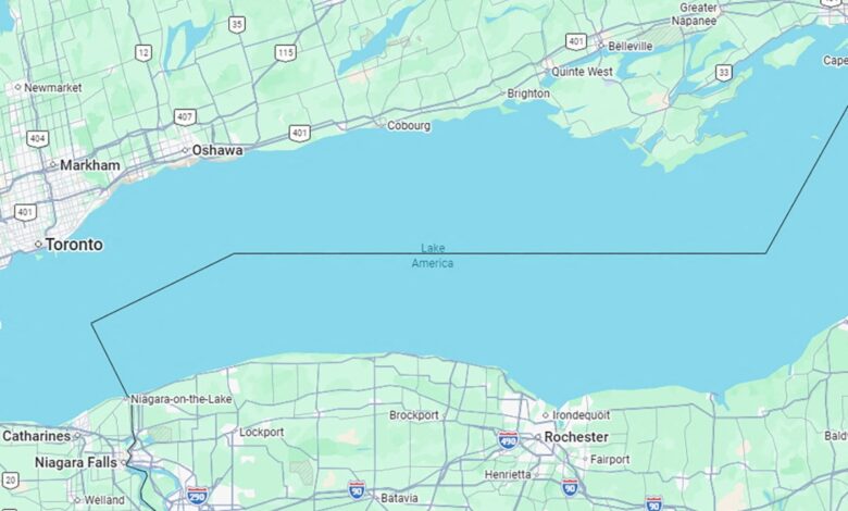 Google Maps wades into Great Lake name dispute Google Maps wades into Great Lake name dispute