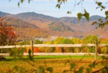 The top four fall foliage destinations in the U.S. are not in New England, according to Priceline