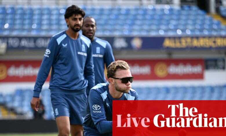 England v Pakistan: first men’s cricket Test, day one – live