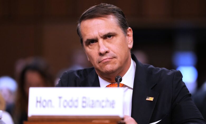 Blanche Rescinds Fund For Trump Supporters After GOP Senators Threaten To Block His AG Bid Blanche Rescinds Fund For Trump Supporters After GOP Senators Threaten To Block His AG Bid