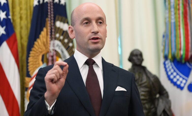 Stephen Miller Has A Ballroom Breakdown Over Appeals Court Decision Stephen Miller Has A Ballroom Breakdown Over Appeals Court Decision