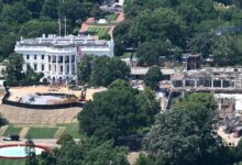 Trump Asks Supreme Court To Allow White House Ballroom Construction To Continue