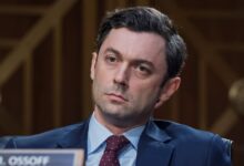 Jon Ossoff Defends Bringing Up Trump ‘Security Blanket’ Natalie Harp