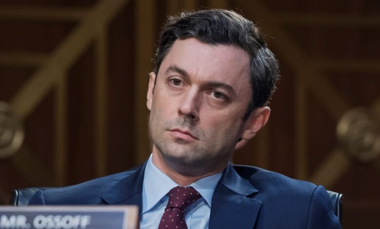 Jon Ossoff Defends Bringing Up Trump ‘Security Blanket’ Natalie Harp