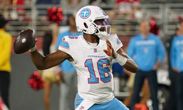 Hendon Hooker debuts with Titans in NFL preseason Hendon Hooker debuts with Titans in NFL preseason