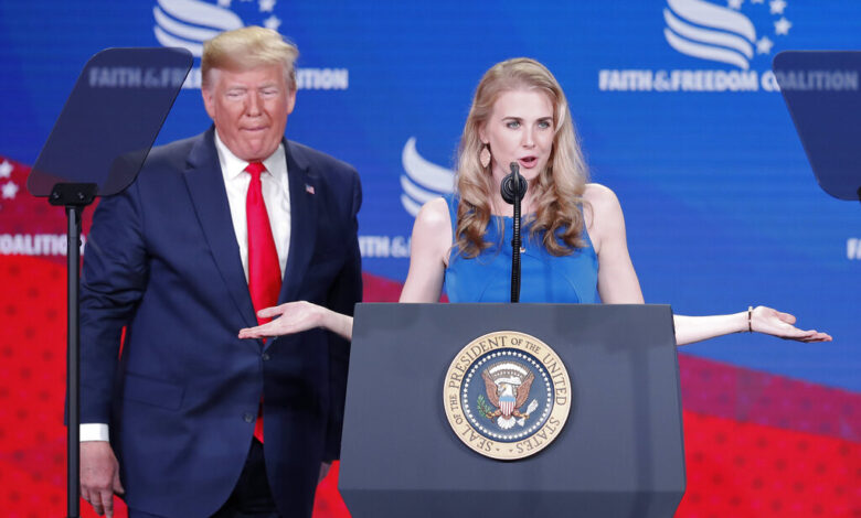 Natalie Harp Reportedly Jumped Into SUV Trunk to Follow Trump After ‘Screaming Match’