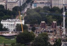 Supreme Court’s chief justice allows work on Trump’s 0M White House ballroom to continue for now
