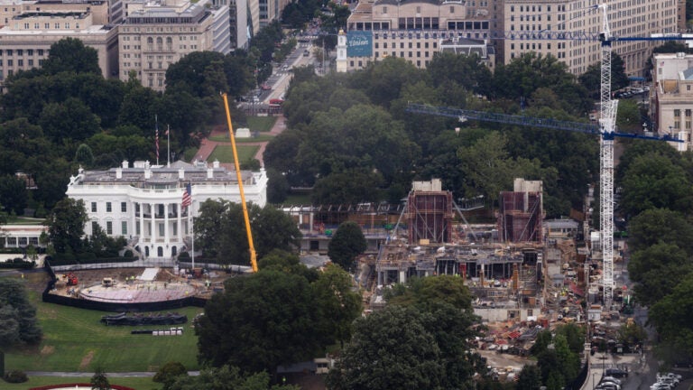 Supreme Court’s chief justice allows work on Trump’s 0M White House ballroom to continue for now