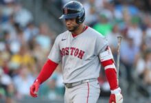 Red Sox’ Willson Contreras leaves game after scary HBP vs. Dodgers