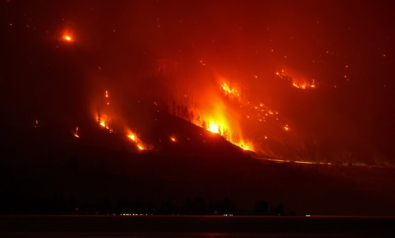 Wildfires burn across western US and Canada as residents are evacuated – WTOP News Wildfires burn across western US and Canada as residents are evacuated – WTOP News
