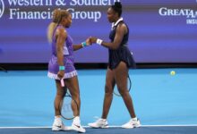 Serena and Venus Williams return to doubles and lose close match in Cincinnati – WTOP News