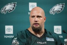 Eagles All-Pro offensive lineman Lane Johnson says his 14th season will ‘probably’ be his last – WTOP News
