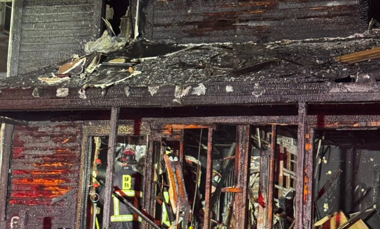 Family displaced after fire destroys Hyde Park home