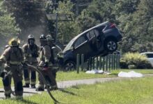 Vehicle strikes gas line causing leak in Fairfax County – WTOP News