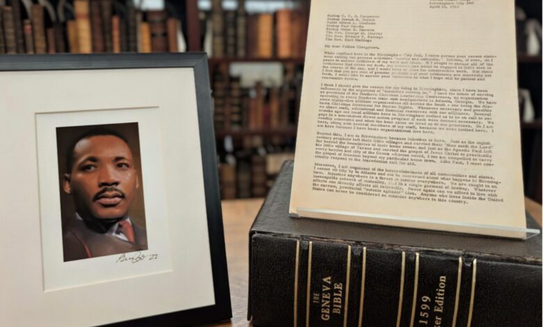 Intern at Virginia seminary finds original draft of letter by Martin Luther King Jr. – WTOP News Intern at Virginia seminary finds original draft of letter by Martin Luther King Jr. – WTOP News